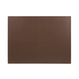 Hygiplas Low Density Brown Chopping Board Large 600x450x10mm