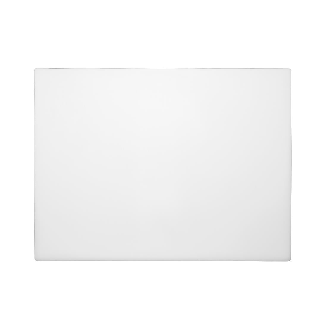 Hygiplas Low Density White Chopping Board Large 600x450x10mm