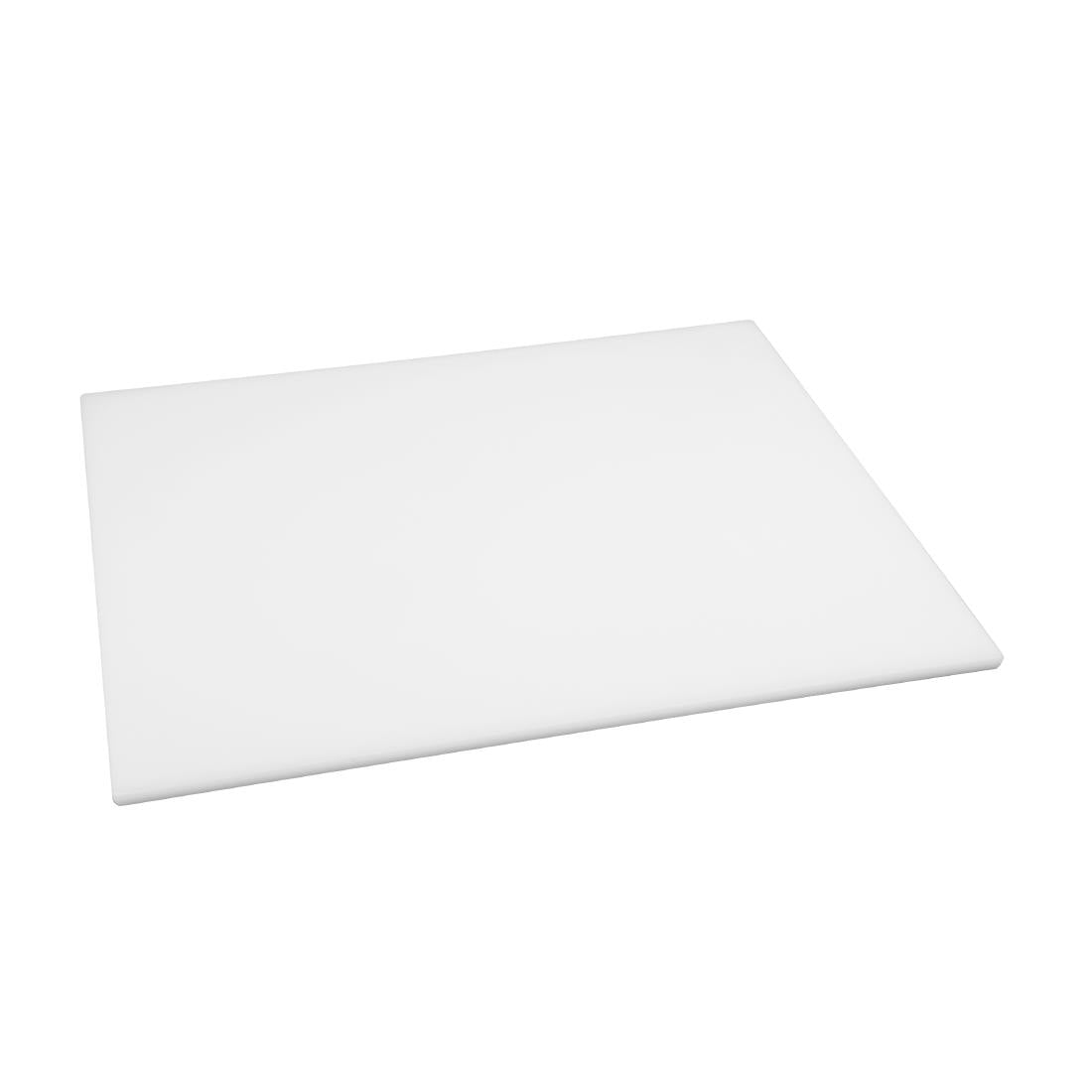 Hygiplas Low Density White Chopping Board Large 600x450x10mm