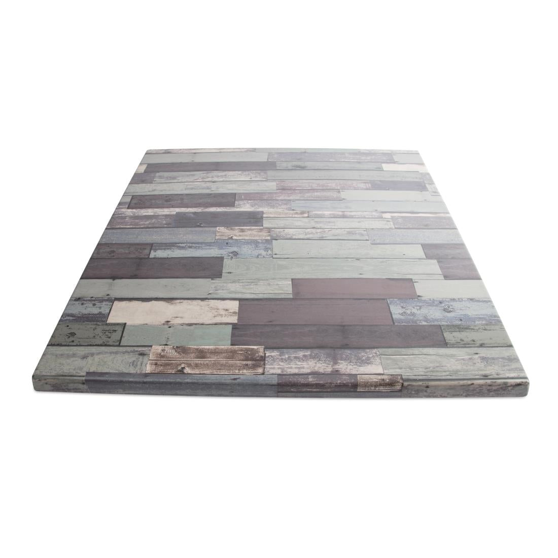 Werzalit Square 800mm Table Top Blanchas Blue