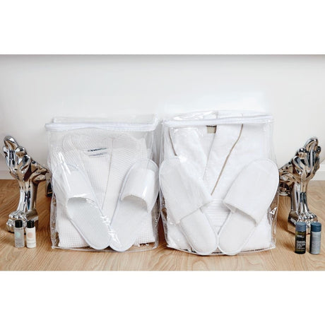 Mitre Heritage Ambassador Bathrobe and Slipper Set with Storage Bag