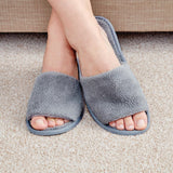 Mitre Comfort Vienna Open Toe Slippers Grey