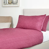 Mitre Essentials Opal Duvet Cover Plum Double