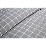Mitre Essentials Stirling Duvet Cover Grey 137 x 203cm