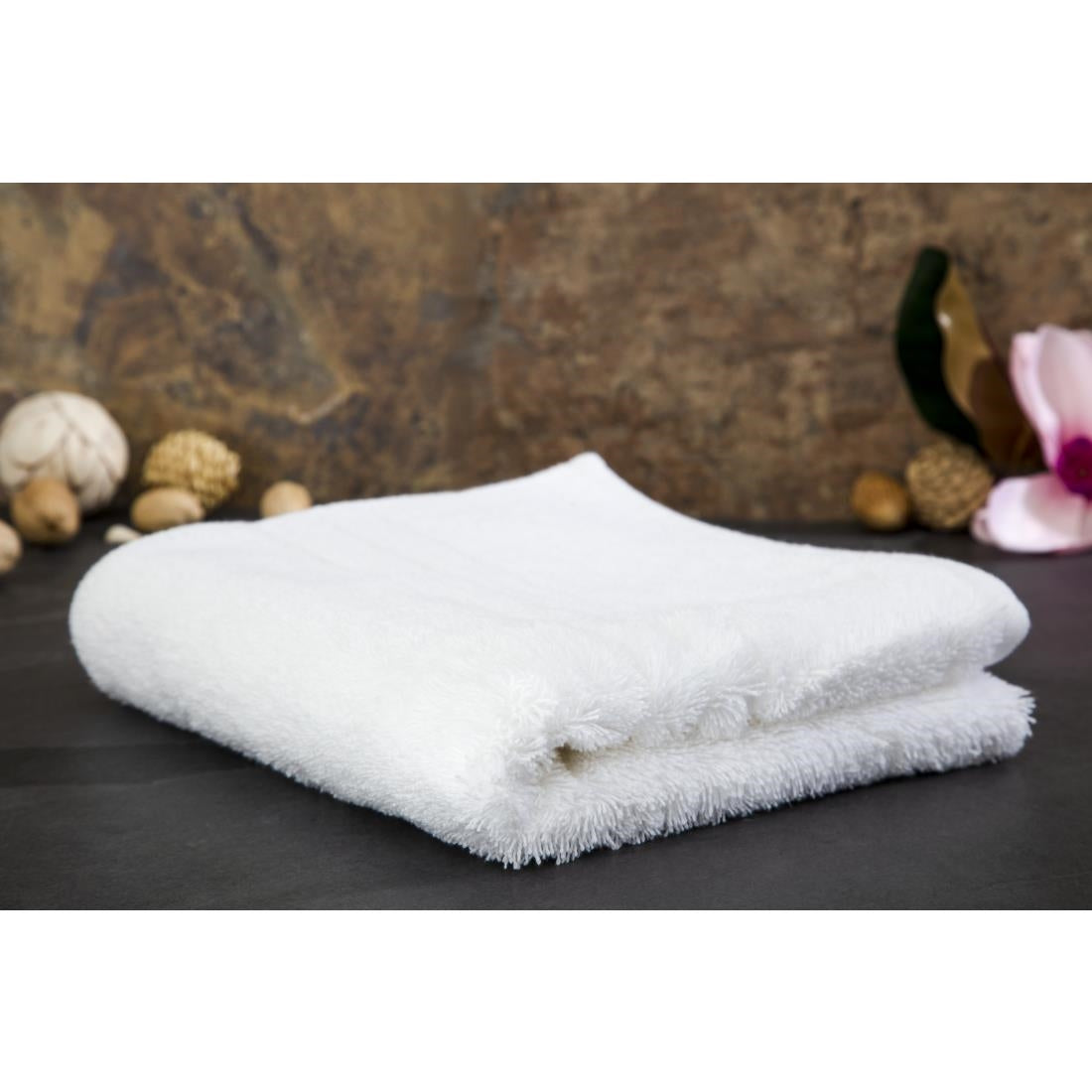 EcoKnit Hand Towel White, 600gsm