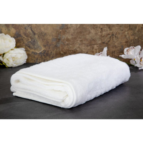 EcoKnit Bath Towel White, 600gsm