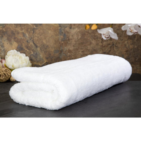 EcoKnit Bath Sheet White, 600gsm