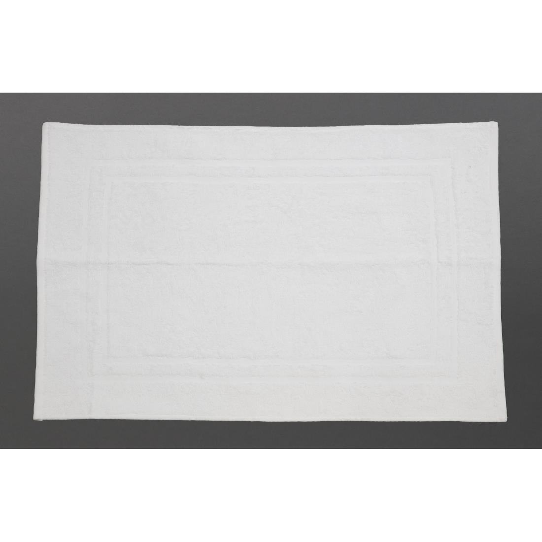 EcoKnit Bath Mat White, 800gsm