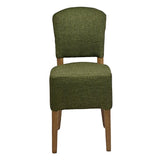Hanoi Dining Chairs In Weathered Oak with Shetland Forest Seatpad (2 Pack)