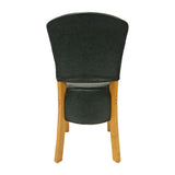 Hanoi Dining Chairs In Soft Oak with Bison Vinyl Cedar (2 Pack)