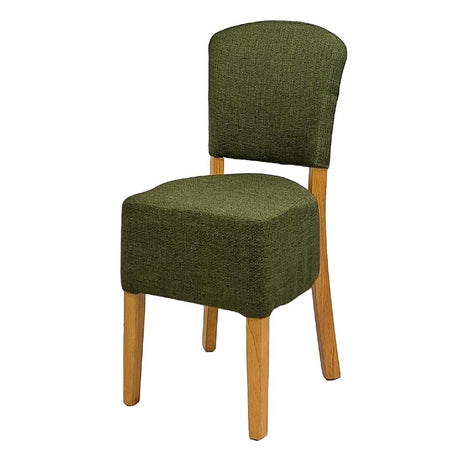 Hanoi Dining Chairs In Soft Oak with Shetland Forest Seatpad (2 Pack)