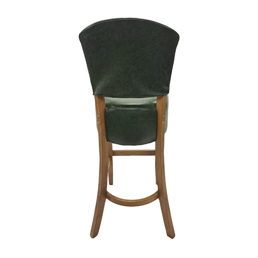 Hanoi Bar Chair in Weathered Oak with Bison Cedar Vinyl