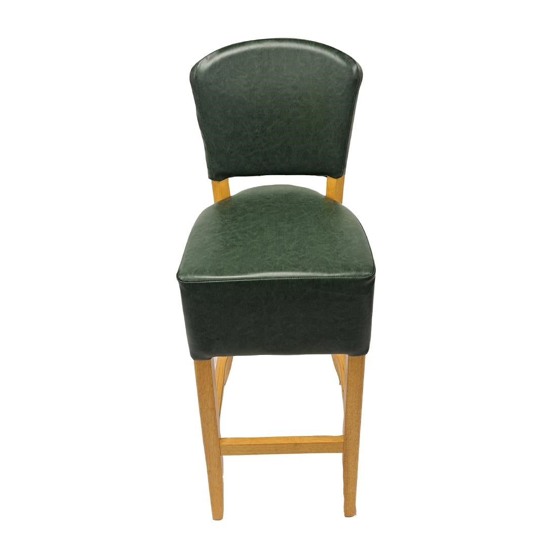 Hanoi Bar Chair in Soft Oak with Bison Cedar Vinyl