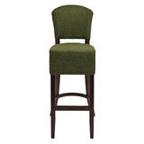 Hanoi Bar Chair In Soft Oak with Shetland Forest Seatpad