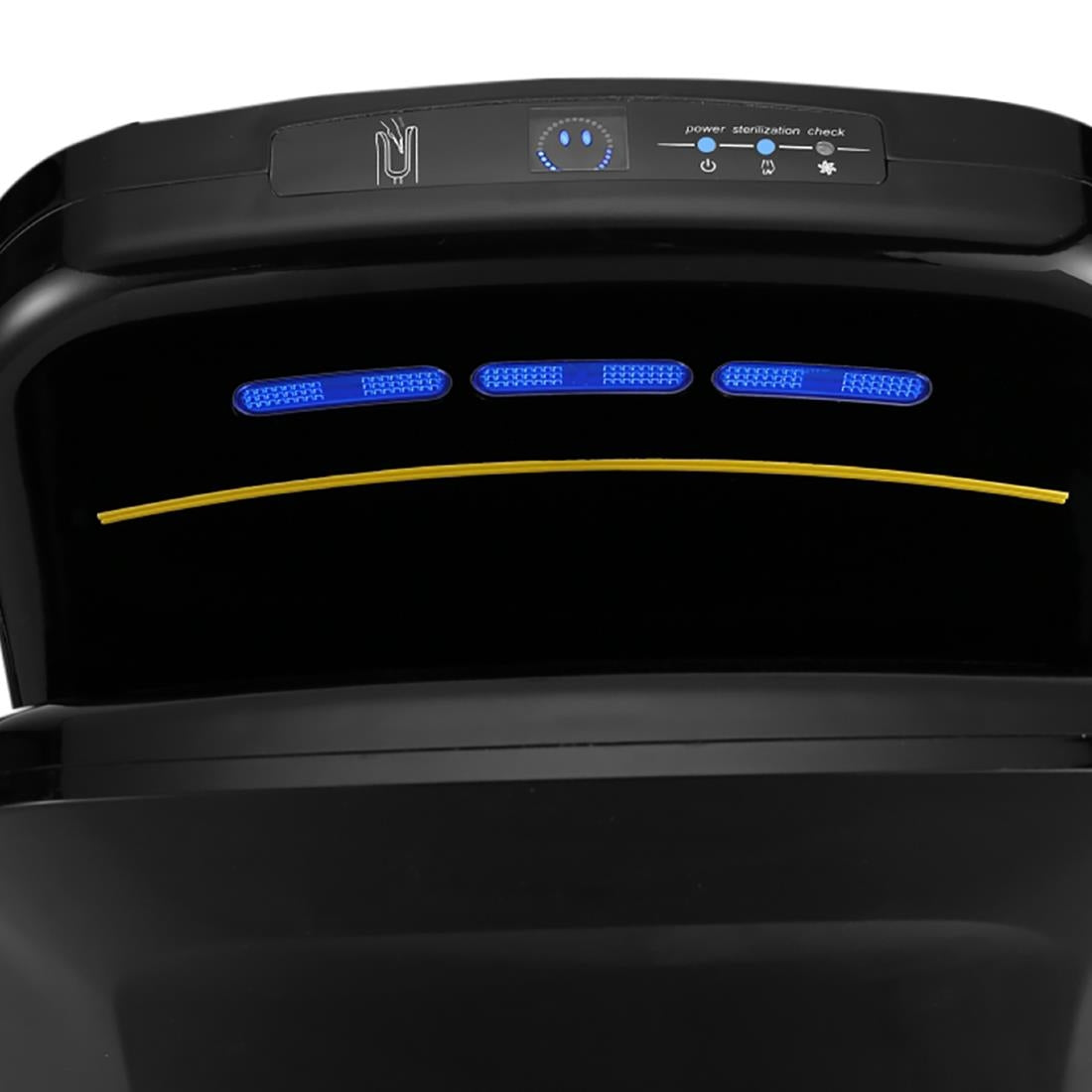 Dryflow Jet Force Junior HEPA Hand Dryer Black