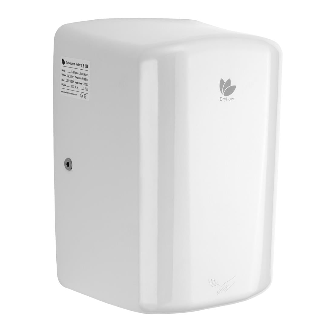 Dryflow Turboforce Junior PLUS Hand Dryer White