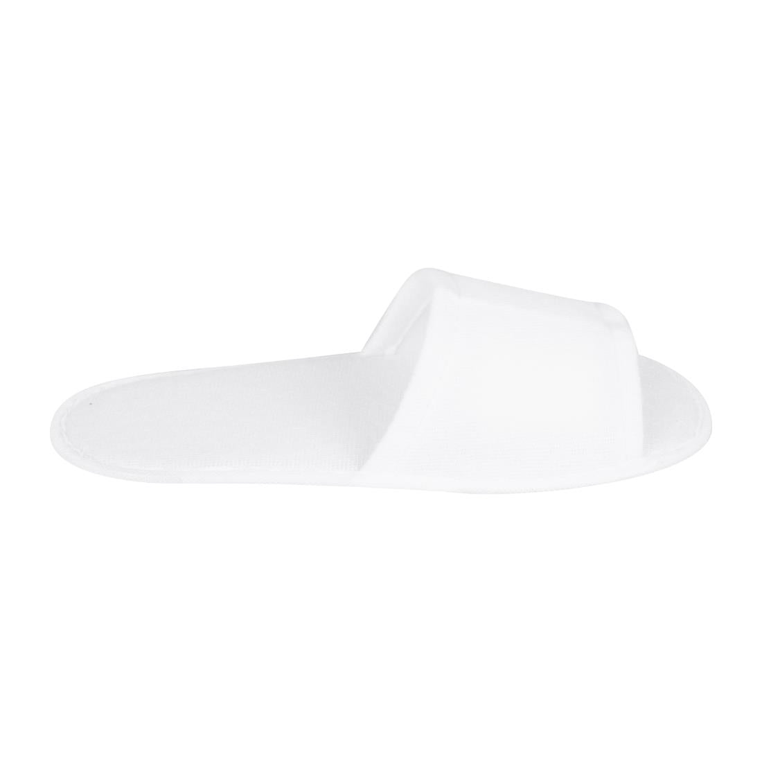 Mitre Essentials Slipperlite Open Toe Slippers White