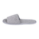 Mitre Luxury Curzon Open Toe Slippers Grey