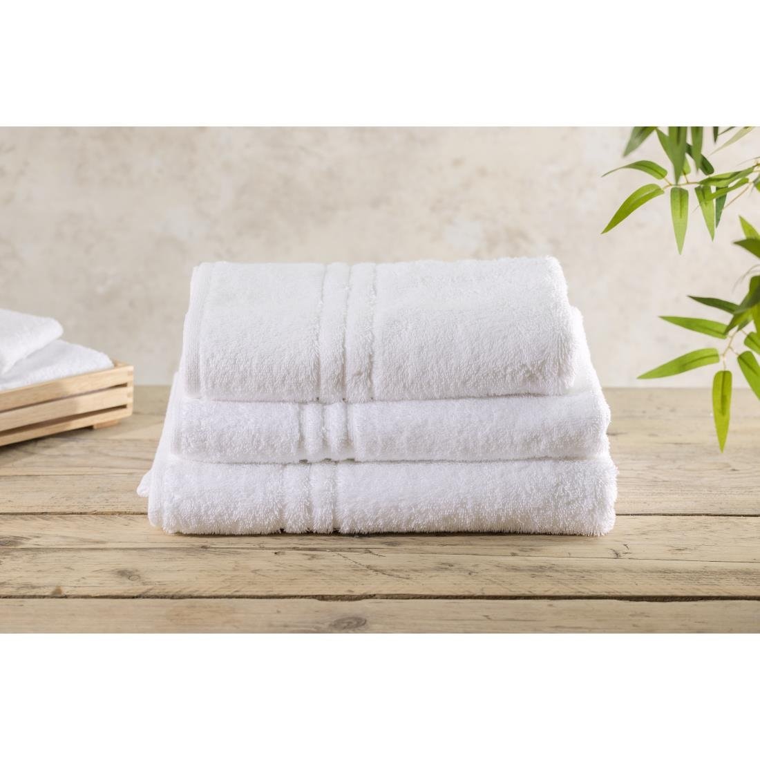 EcoKnit Bath Sheet White, 600gsm