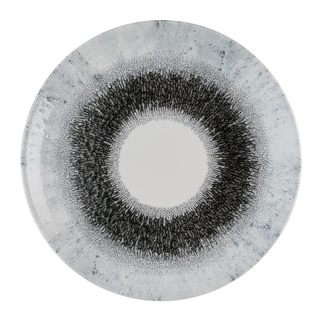 Churchill Studio Prints Fusion Black Evolve Coupe Plates 260mm (12 Pack)