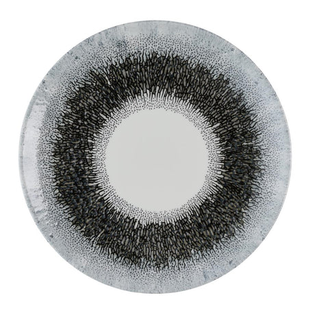 Churchill Studio Prints Fusion Black Evolve Coupe Plates 220mm (12 Pack)