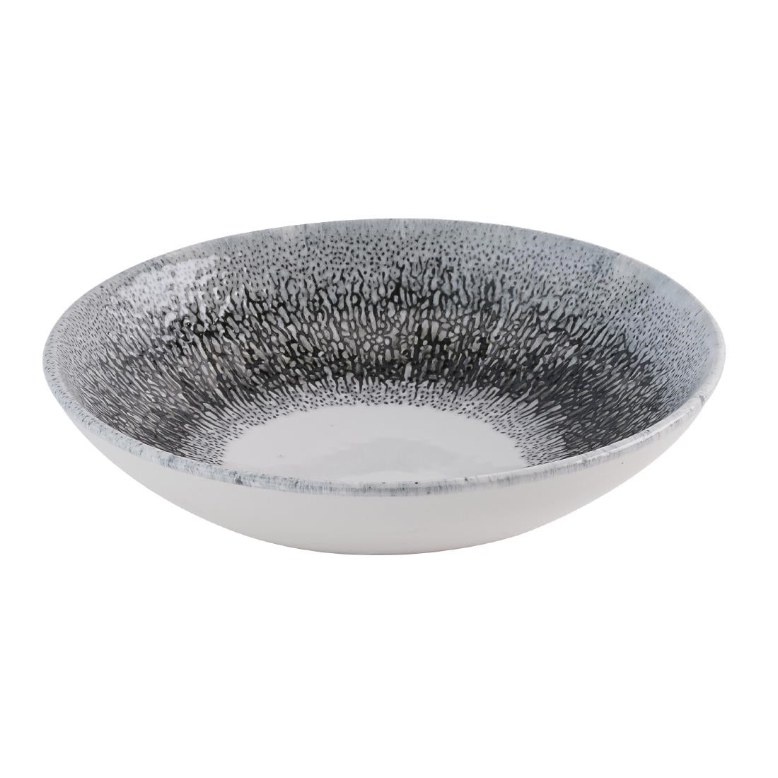 Churchill Studio Prints Fusion Black Evolve Coupe Bowls 182mm (12 Pack)