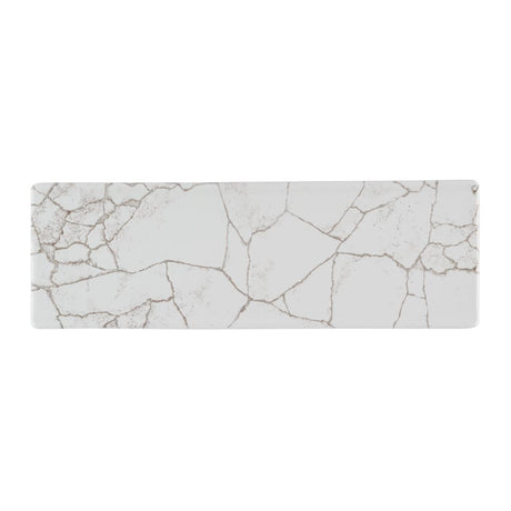 Churchill Studio Prints Kintsugi Agate Grey Oblong Plates 330x110mm (6 Pack)