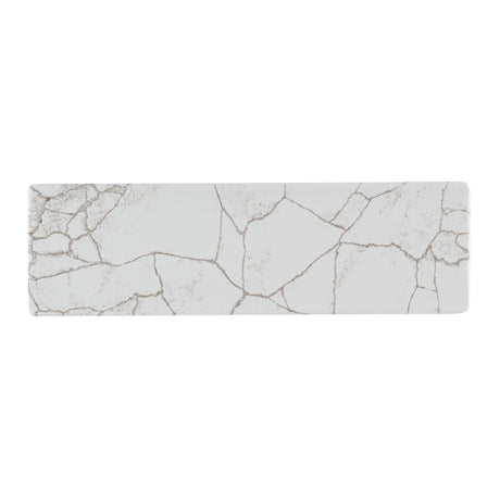 Churchill Studio Prints Kintsugi Agate Grey Oblong Plates 300x90mm (6 Pack)