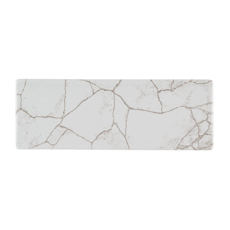 Churchill Studio Prints Kintsugi Agate Grey Oblong Plates 250x90mm (6 Pack)
