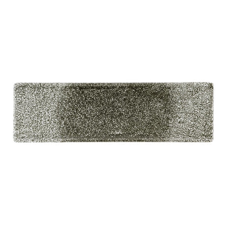 Churchill Raku Quartz Black Oblong Plates 300 x 90mm (6 Pack)