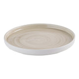 Churchill Stonecast Canvas Natural Walled Plates 210mm (6 Pack)
