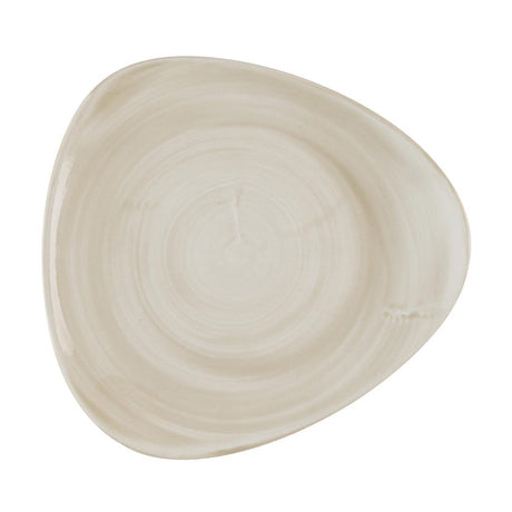 Churchill Stonecast Canvas Natural Lotus Plates 228mm (12 Pack)