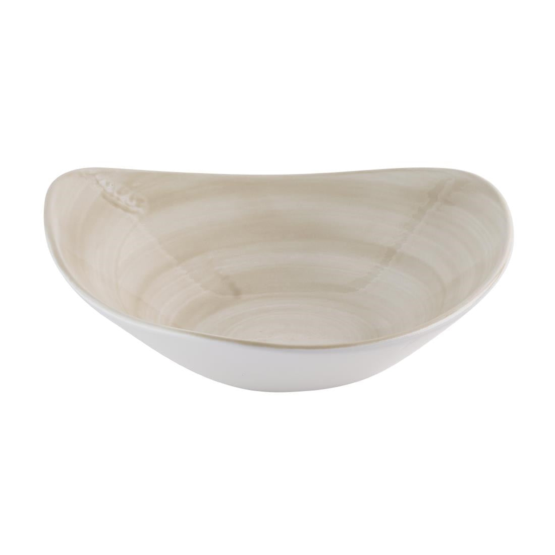 Churchill Stonecast Canvas Natural Lotus Bowls 228mm (12 Pack)