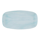 Churchill Stonecast Canvas Breeze Chef's Oblong Plates 350x187mm (6 Pack)