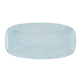 Churchill Stonecast Canvas Breeze Chefs Oblong Plates 288x152mm (12 Pack)