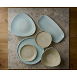 Churchill Stonecast Canvas Breeze Chefs Oblong Plates 288x152mm (12 Pack)