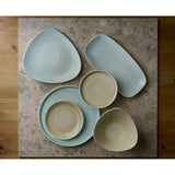 Churchill Stonecast Canvas Natural Walled Plates 160mm (6 Pack)