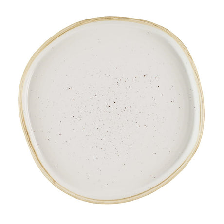 Churchill Stonecast Barley White Organic Walled Plates 206mm (6 Pack)