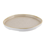 Churchill Stonecast Nutmeg Cream Organic Walled Plates 206mm (6 Pack)