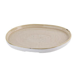 Churchill Stonecast Nutmeg Cream Organic Walled Plates 257mm (6 Pack)