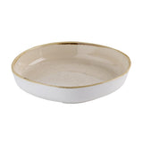 Churchill Stonecast Nutmeg Cream Organic Walled Bowls 232mm (6 Pack)
