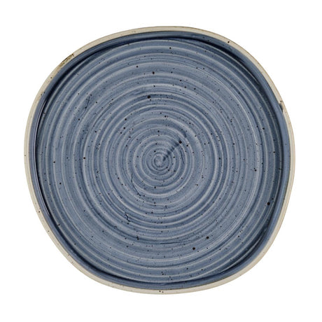 Churchill Stonecast Blueberry Organic Walled Plates 257mm (6 Pack)
