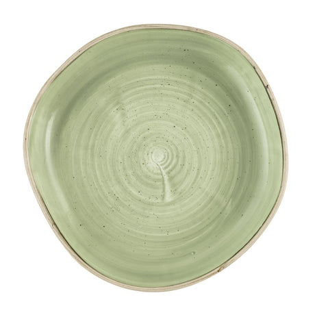 Churchill Stonecast Sage Green Organic Walled Bowls 232mm (6 Pack)