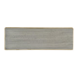 Churchill Stonecast Grey Oblong Plates 330 x 110mm (6 Pack)