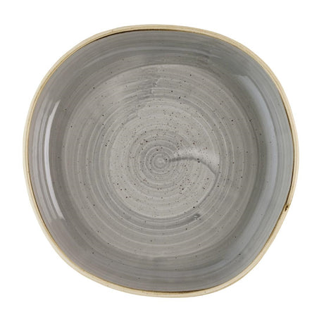 Churchill Stonecast Grey Organic Walled Bowls 232mm (6 Pack)