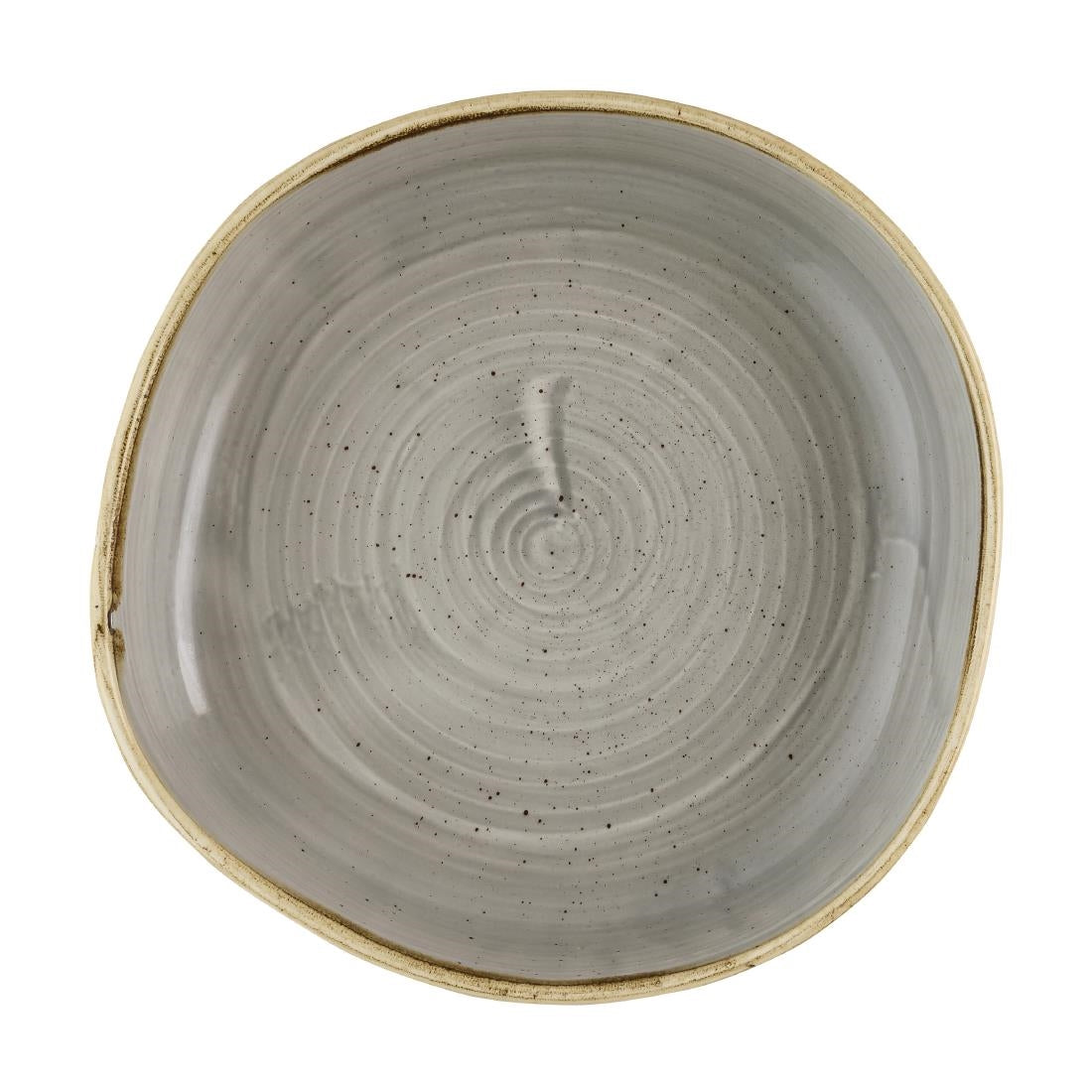 Churchill Stonecast Grey Organic Walled Bowls 197mm (6 Pack)
