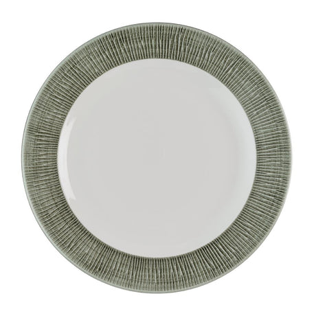 Churchill Bamboo Ceramic Spinwash Alpine Footed Plates 273mm (12 Pack)