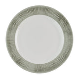 Churchill Bamboo Ceramic Spinwash Alpine Footed Plates 157mm (12 Pack)