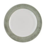 Churchill Bamboo Ceramic Spinwash Alpine Footed Plates 233mm (12 Pack)