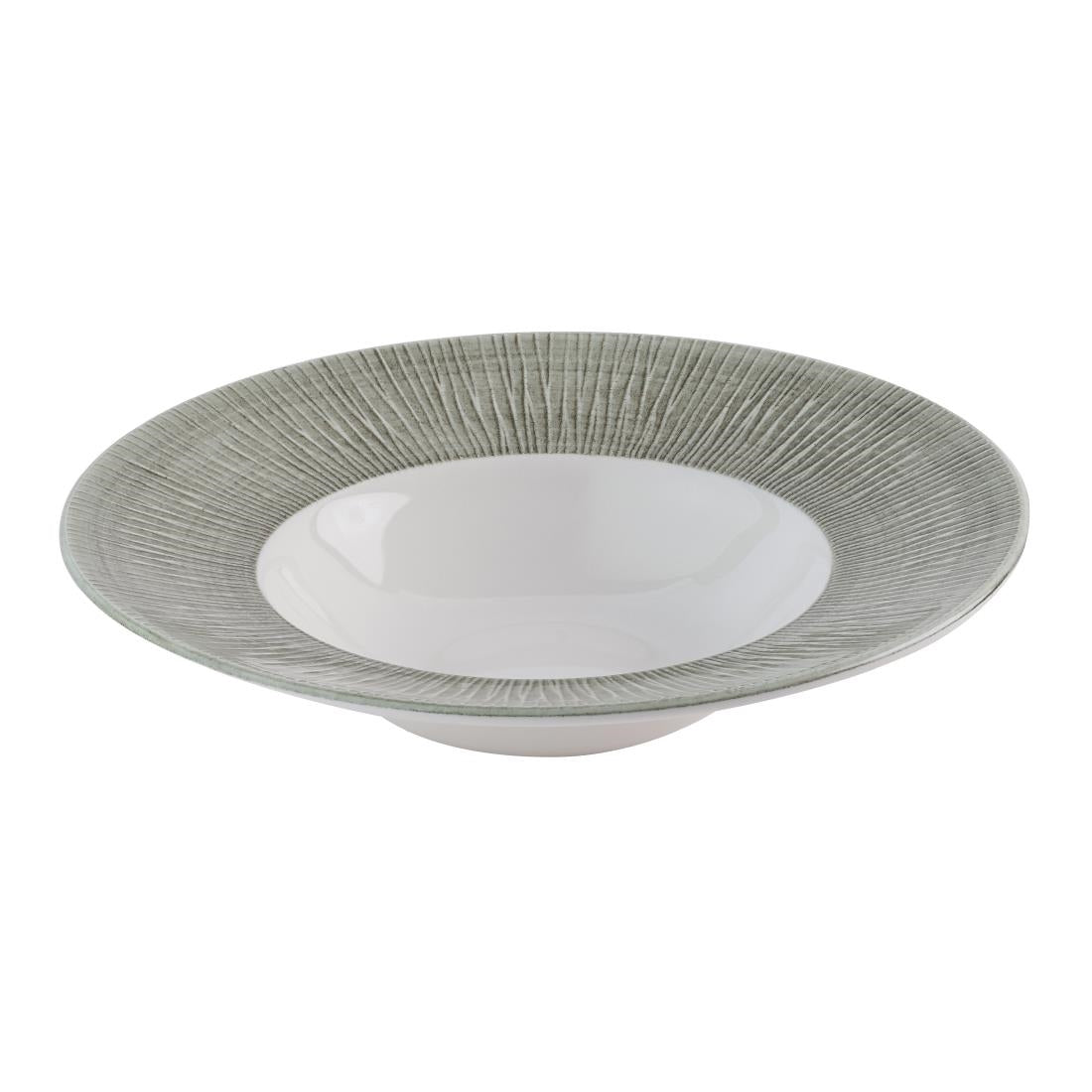 Churchill Bamboo Ceramic Spinwash Alpine Wide Rim Bowls 231mm (12 Pack)